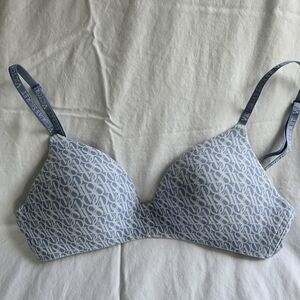Victoria's Secret Blue Patterned Women's Bra
